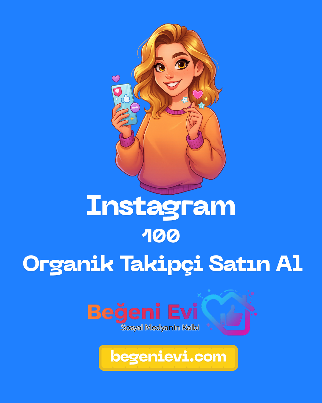 Instagram 100 Organik Takipçi
