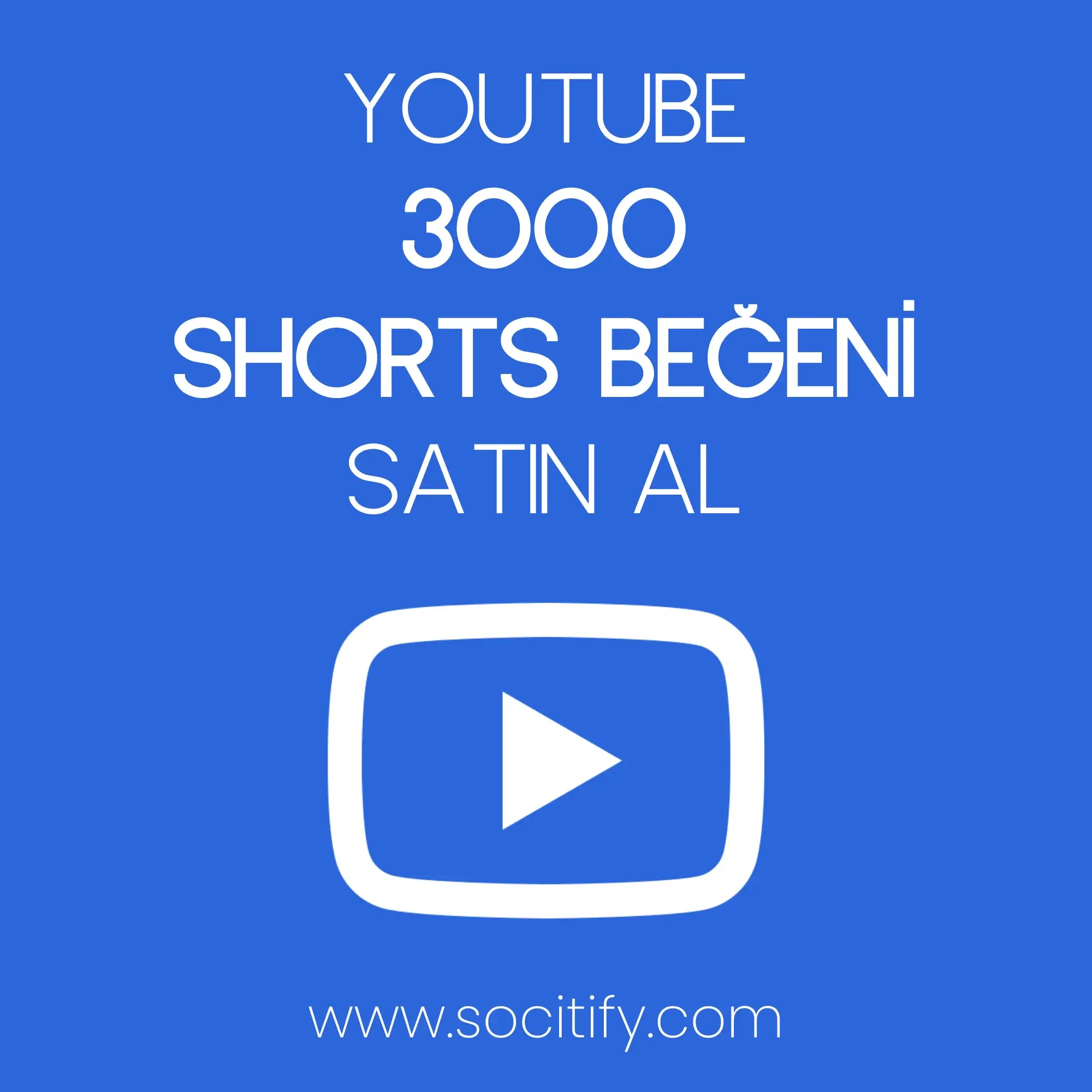 Youtube 3000 Shorts Beğeni